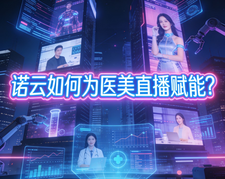 诺云如何为医美直播赋能？了解专业解决方案