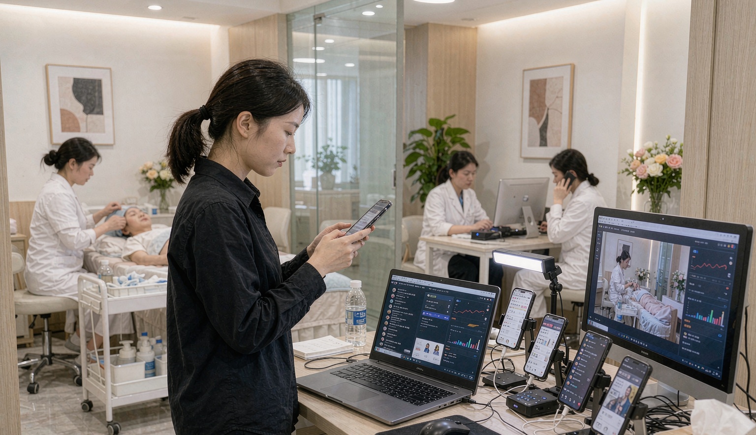 医美直播间的问题不能现编答案，诺云直播把话术和答疑先备好
