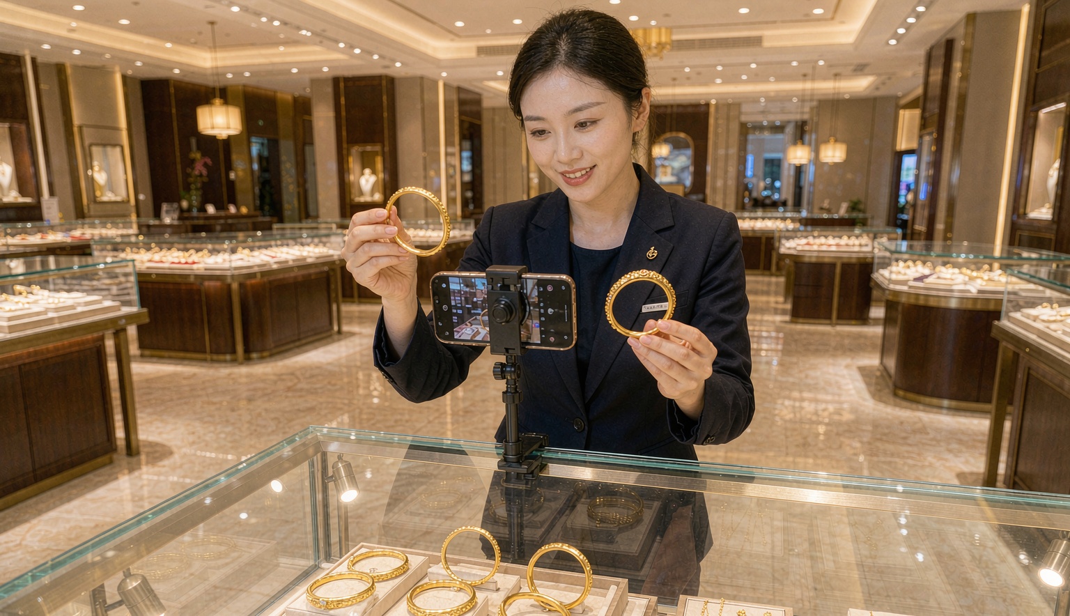 珠宝门店的高客单生意要靠老客,诺云直播把回头客留在直播间