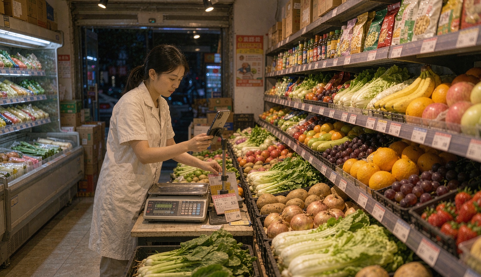 生鲜门店打烊以后还能卖货,诺云直播把下单和自提接在一起